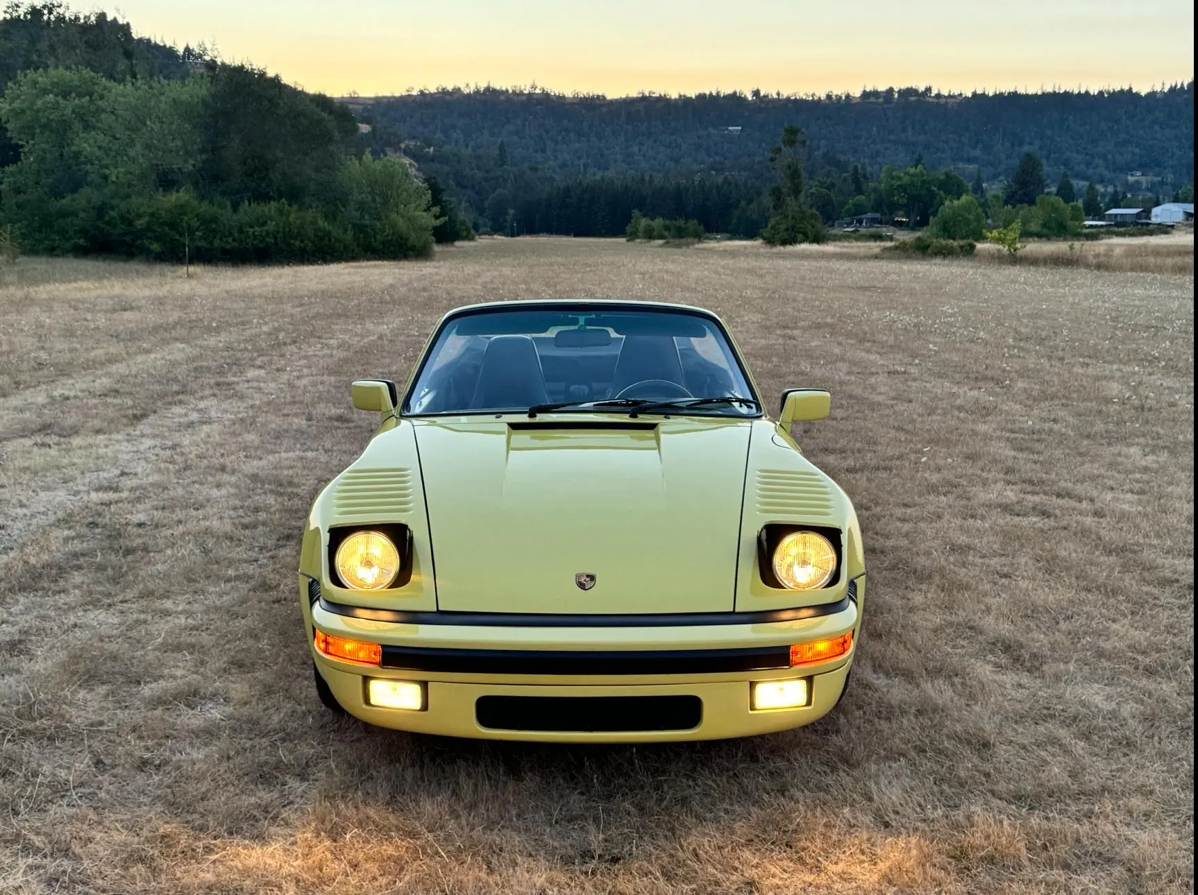 43k-Mile 1987 Porsche 911 Carrera Cabriolet M491 Slant-Nose Conversion