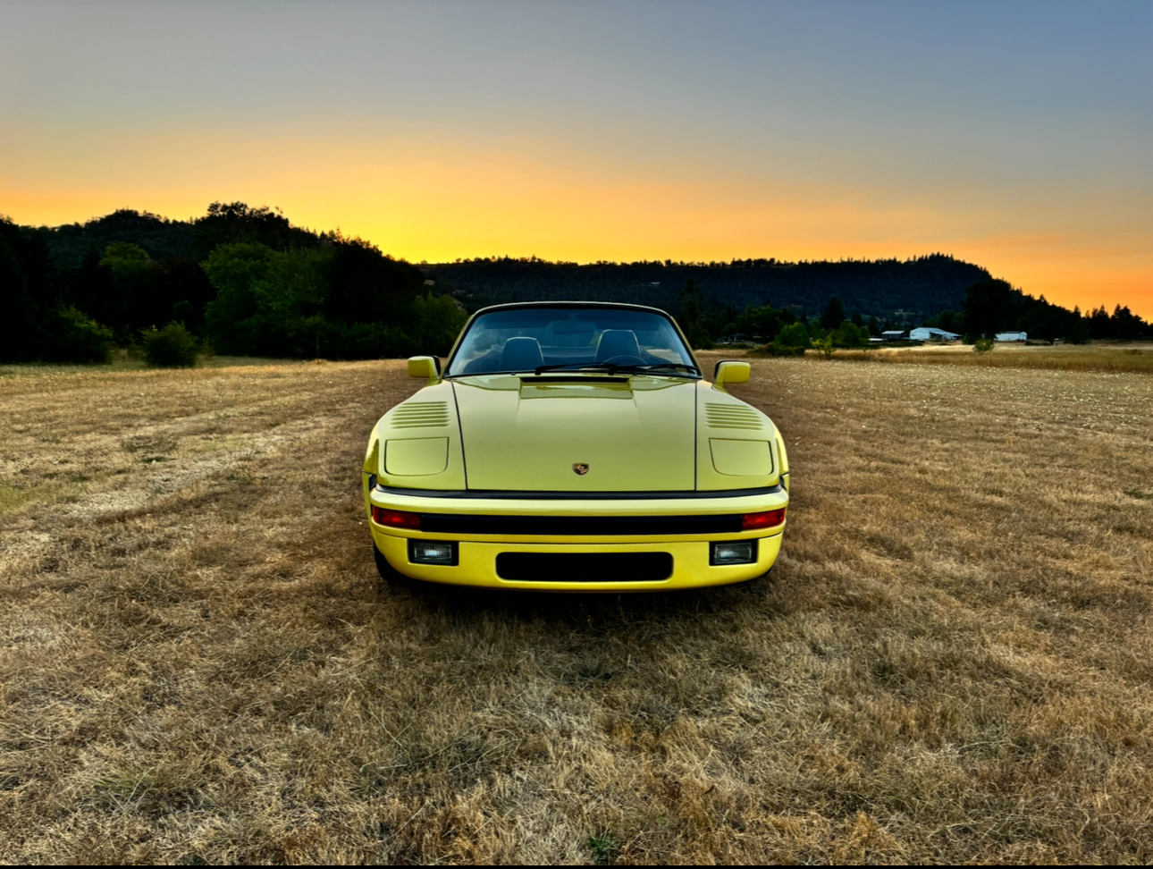 43k-Mile 1987 Porsche 911 Carrera Cabriolet M491 Slant-Nose Conversion